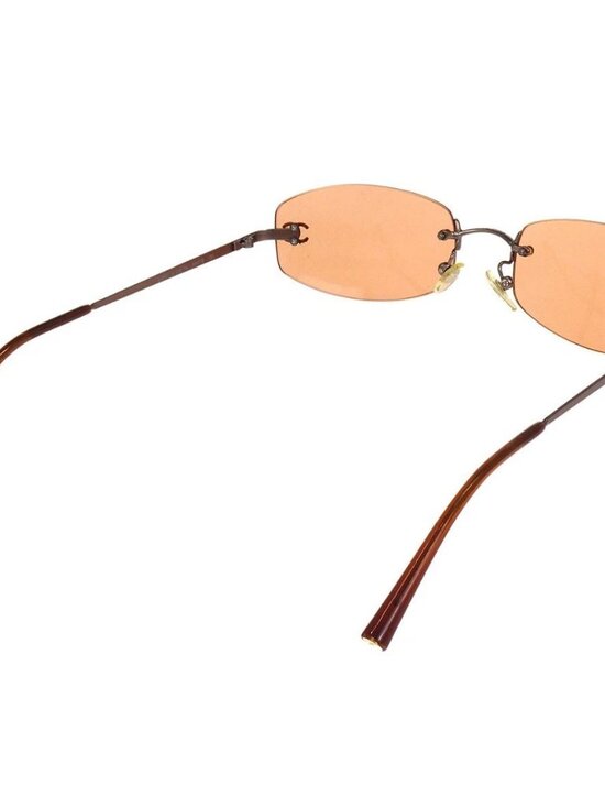 Chanel Sunglasses Eyewear Orange Small Good 54□19 L267042 117303